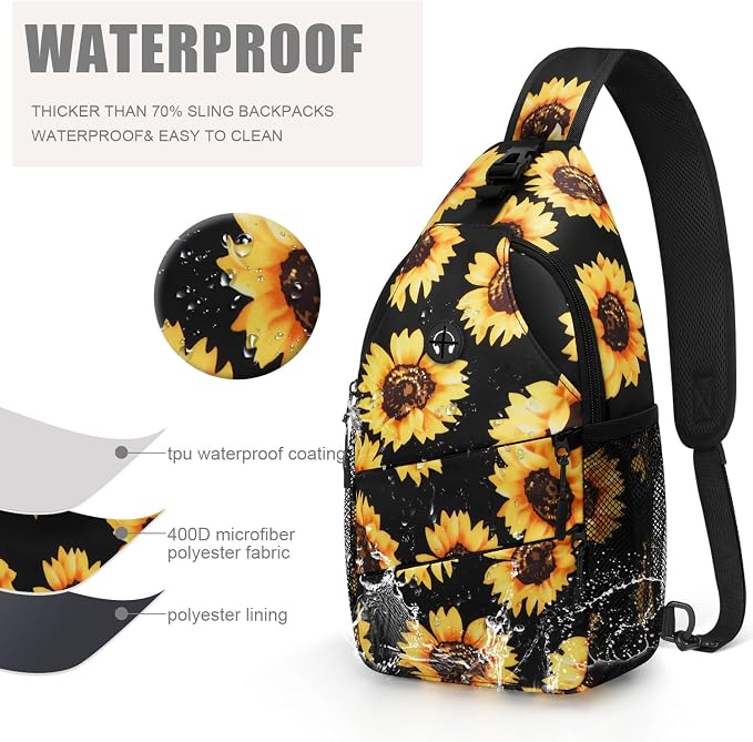 Crossbody Bags for Women Men Trendy Sling Bag Bakpack Casual Chest Bag - Image 4