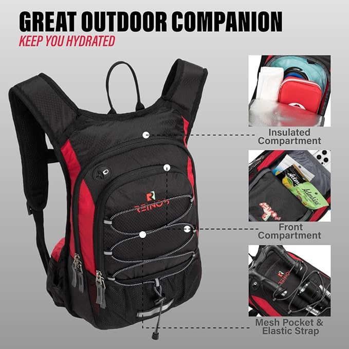 Hydration Pack Backpack with 3L Water Bladder - Image 3