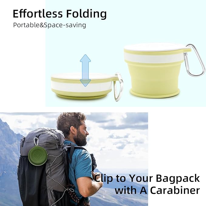 Silicone Collapsible Travel Cup Set - Image 5