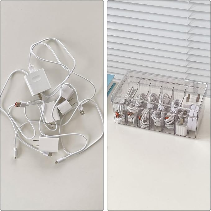 Yesesion Large Cord Organizer Box - Image 7