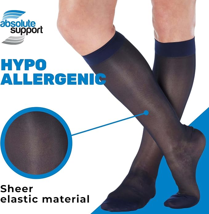 Made in USA - Sheer Compression Stockings - Image 3