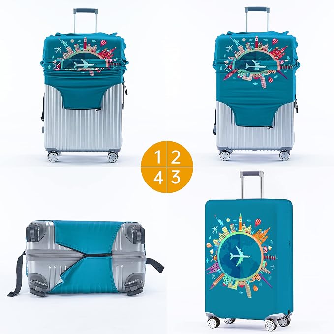 Travelkin Luggage Covers With Tag - Image 7