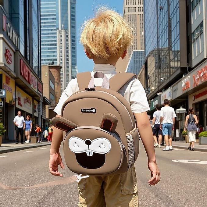 Padgene Toddler Backpacks Kids Preschool Backpack Waterproof Neoprene Animal - Image 8