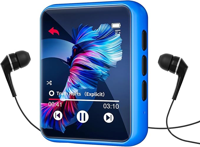MP3 Player with Bluetooth 5.0 Portable HiFi Lossless Sound MP3 Music Player and by Jolike