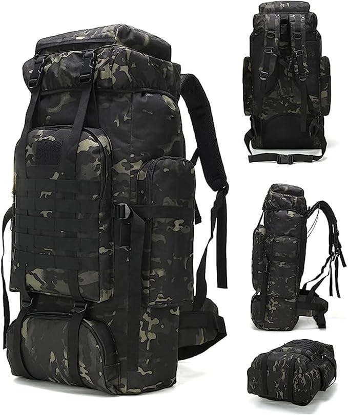 King'sGuard 70L Camping Hiking Backpack Tactical Backpack Military Molle by King%27sGuard