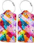 2-Pack PU Leather Luggage Tag by OUZPGAQ