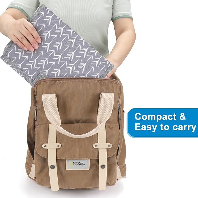Accmor Portable Diaper Changing Pad, Waterproof Baby Changing Mat, Foldable - Image 4