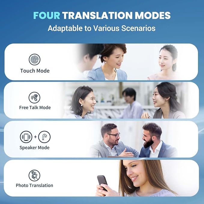 AI Translation Earbuds Real-Time 3-in-1 Language Translator Earbuds Lifetime - Image 6