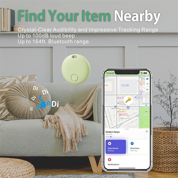 Reyke Smart Tag, Air Tracker Luggage Tracker, Works - Image 3