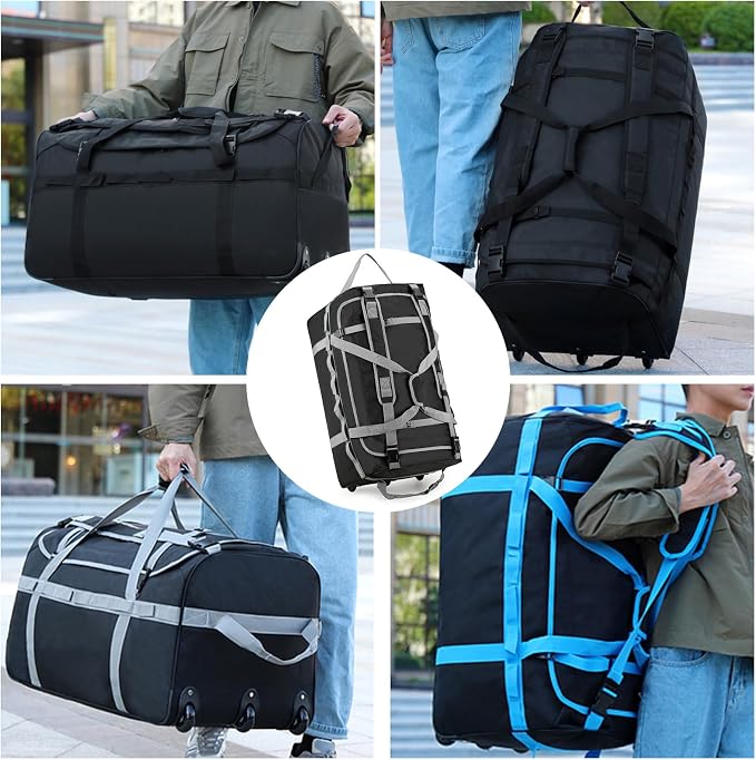 Foldable Rolling Duffle Bag - Image 5