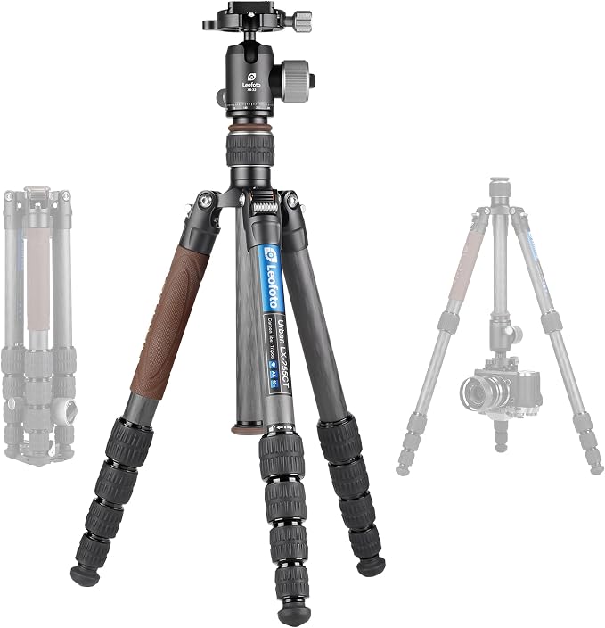 Carbon Fiber Lightweight Travel Tripod by Leofoto