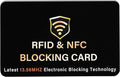 SaiTech IT RFID Blocking Card, One Card Protects Entire Wallet Purse, NFC by SaiTechIT