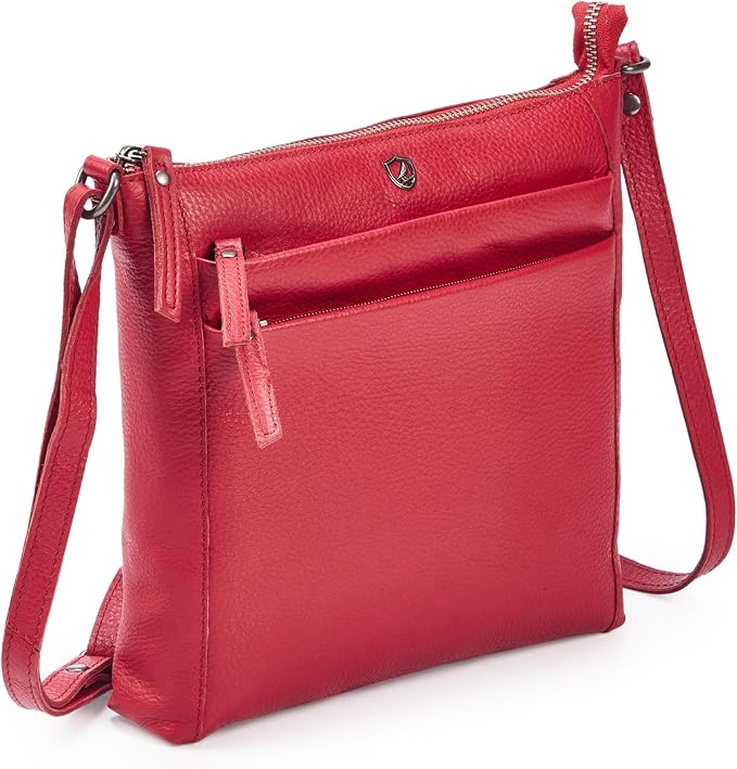 Small Soft Genuine Leather Crossbody Purse Women’s Sling Crossover Shoulder by Cochoa