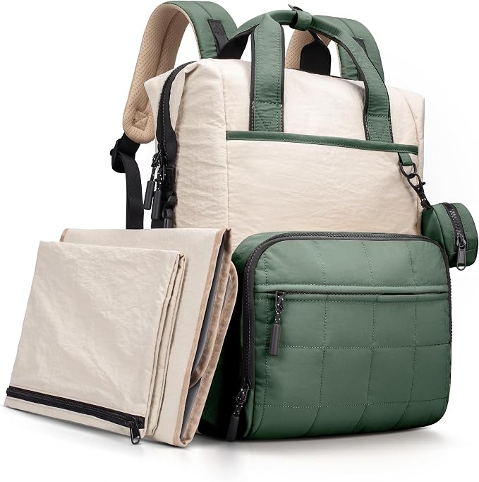 VONAL Diaper Bag Backpack, Lightweight Baby Diaper Bags, Travel Large Diaper Bag by VONAL