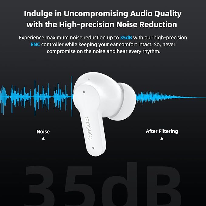 M3 Offline AI Translator Earbuds Support 144 Languages & Accents Translation - Image 5