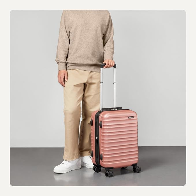 Amazon Basics 21" Hardside Carry-On Luggage, Hardshell Suitcase - Image 3