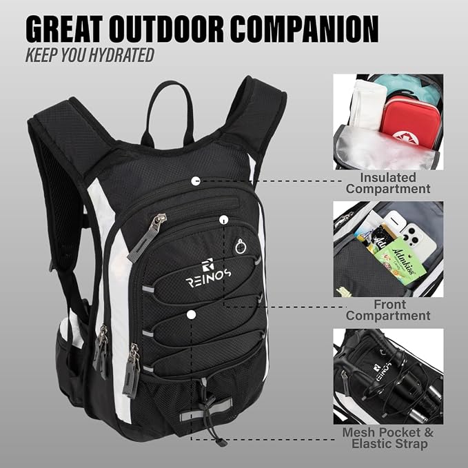 Hydration Pack Backpack with 3L Water Bladder - Image 3