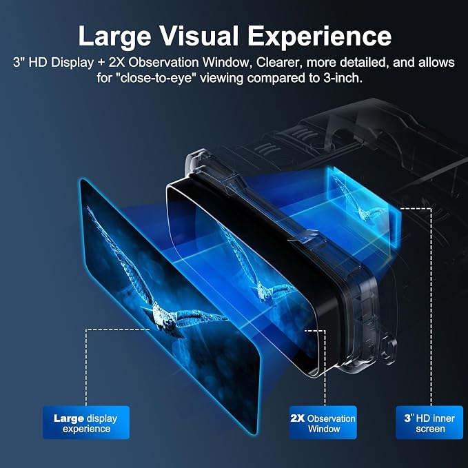 Night Vision Goggles, True 4K Night Vision Binoculars, Built-in Powerful - Image 4
