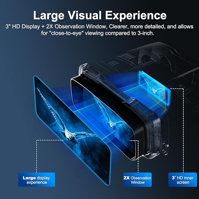 Night Vision Goggles, True 4K Night Vision Binoculars, Built-in Powerful - Image 4