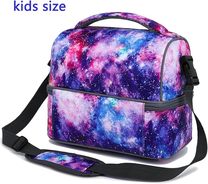 FlowFly Double Decker Cooler Insulated Lunch Bag Large Tote - Image 6