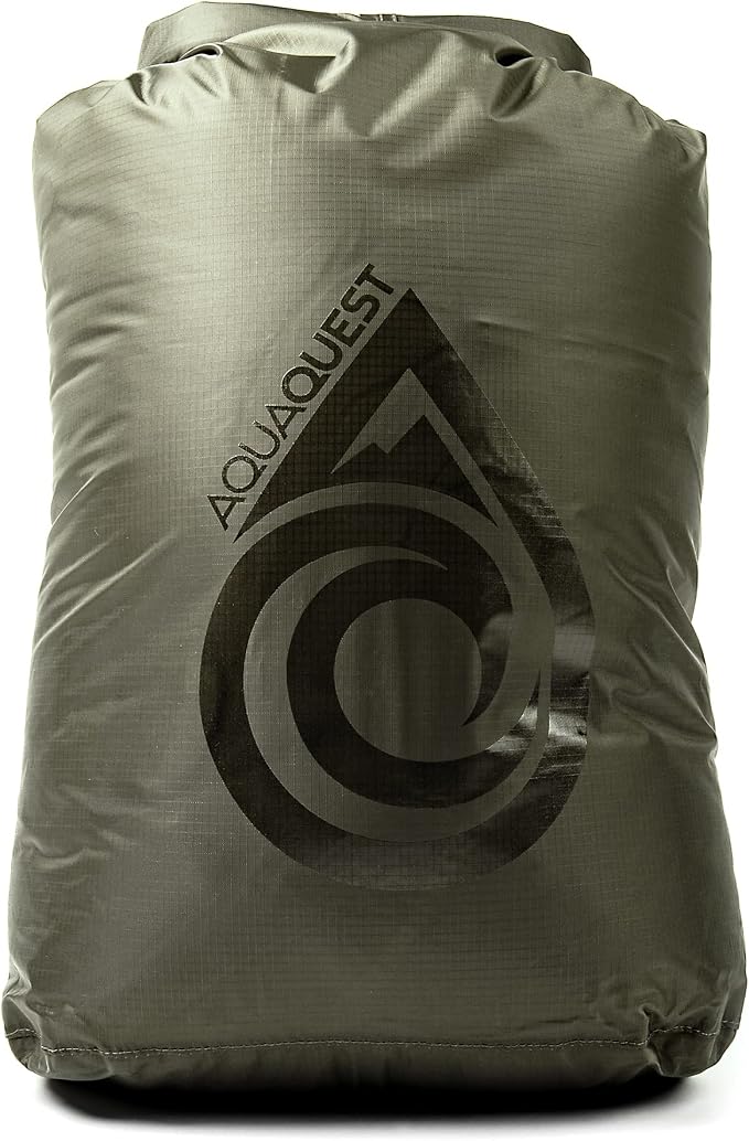 AquaQuest Rogue Dry Bag – 100L Olive Drab – 100% Waterproof Roll Top – Boating by AquaQuest