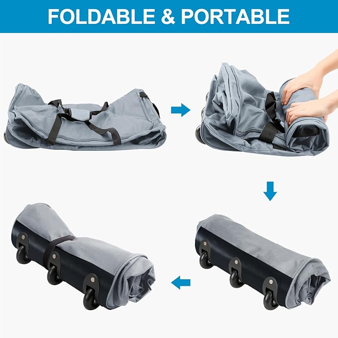 Finnhomy 120L Foldable Rolling Duffel Bag - Image 5