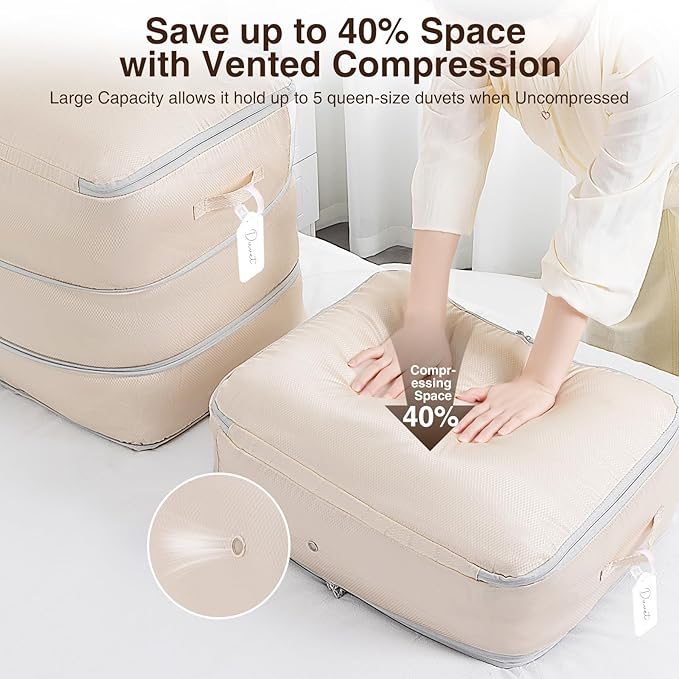 1 Pack Compression Storage Bags - 110L Large Capacity Comforter Storage Bag - Image 3