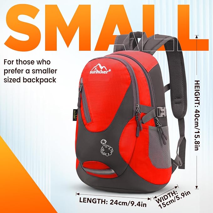 sunhiker Cycling Hiking Backpack Water Resistant Travel Backpack Lightweight - Image 2