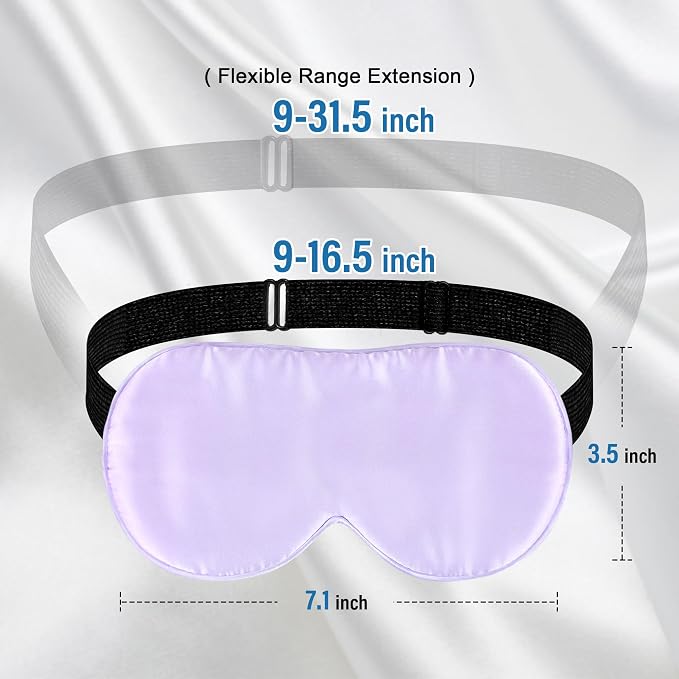 Silk Sleep Eye Mask for Kids, 100% Real Natural Pure Silk Sleeping Masks - Image 5