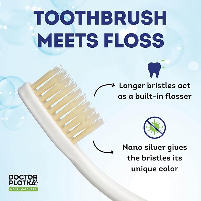 MOUTHWATCHERS Soft Flossing Folding Travel Toothbrush, Ultra Clean, Good - Image 3