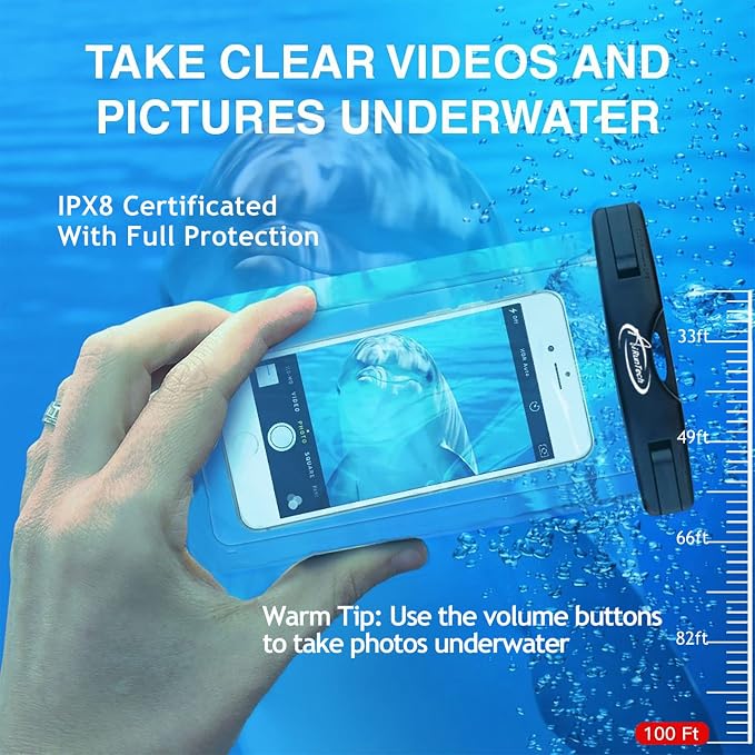 AiRunTech Waterproof Phone Pouch, Cruise Essentials 4-Piece Set, Beach Vacation - Image 7