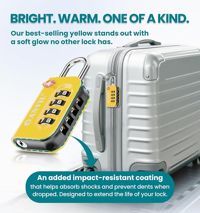 ANVIL TSA Approved Luggage Lock - Image 8