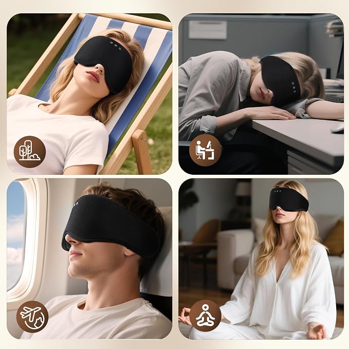 Sleep Eye Mask with Wireless Headphones - Image 7