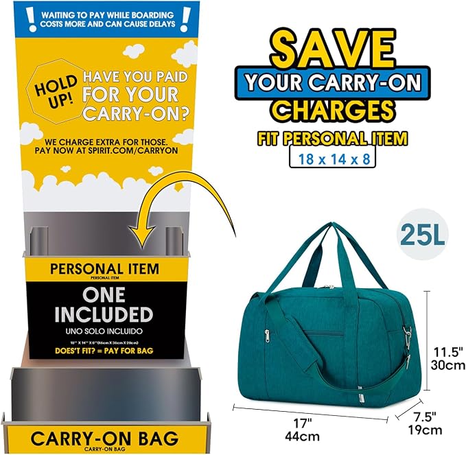 Narwey 18" Carry on Bag Underseat - Image 2
