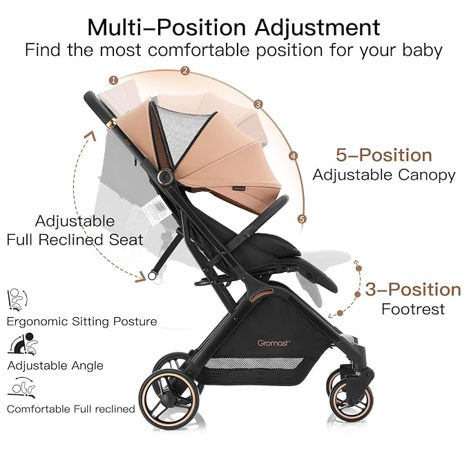 Gravity Folding Baby Stroller - Image 7