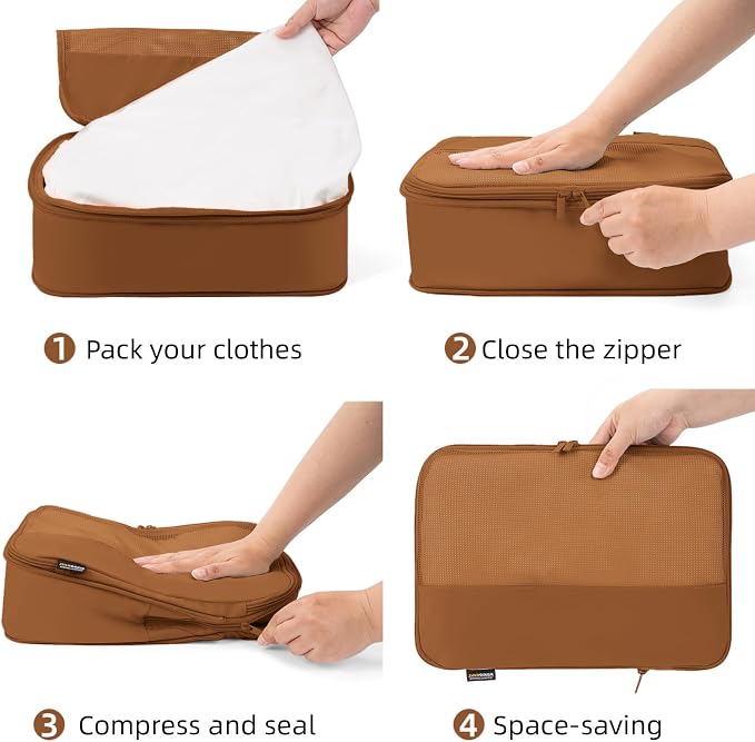 4 Piece Compression Packing Cubes - Image 4