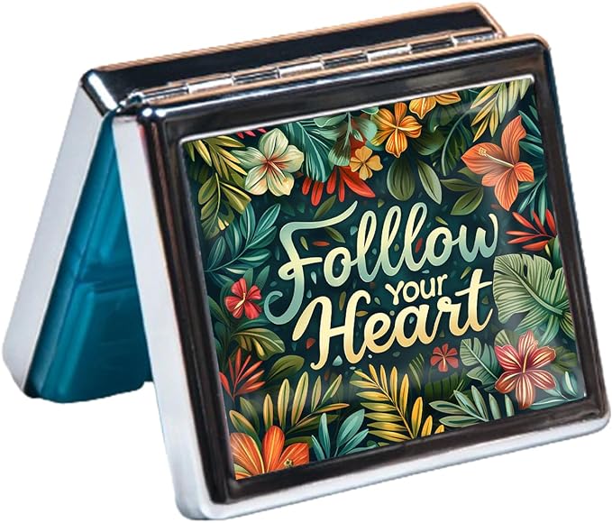 Cute and Portable Metal Pill Organizer – 8 Compartments, Elegant Chrome Finish - Image 4