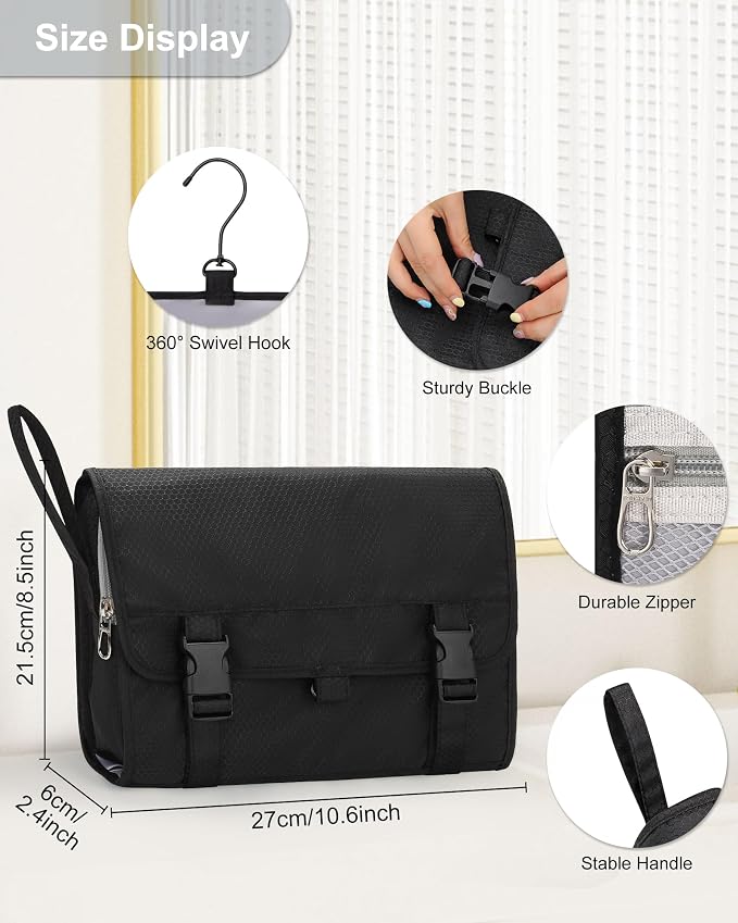 Travel Hanging Toiletry Bag - Image 3