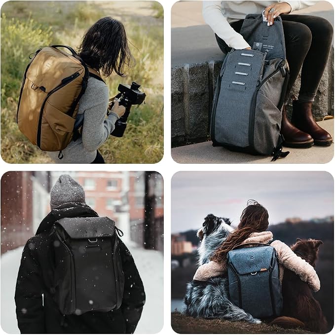 Peak Design Everyday Backpack V3 20L, MagLatch Top, Dual Side Access, FlexFold - Image 6