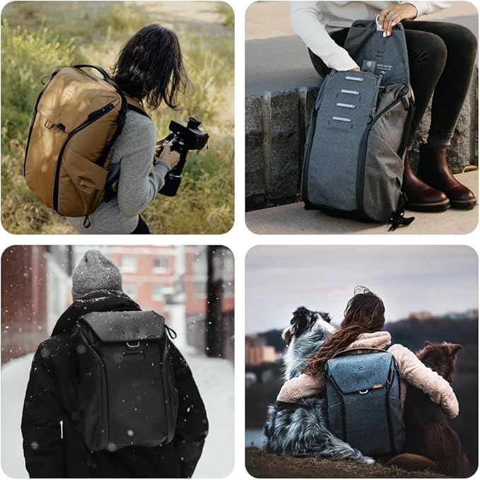 Peak Design Everyday Backpack 30L, MagLatch Top, Dual Side Access, FlexFold - Image 6