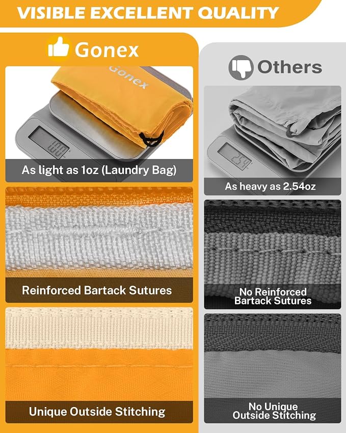 Gonex 8 Set Expandable Mesh Packing Cubes - Image 6
