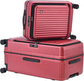 2 pieces 20/29 Aluminum Frame Carry On and Checked Luggage Set by Kaleenie