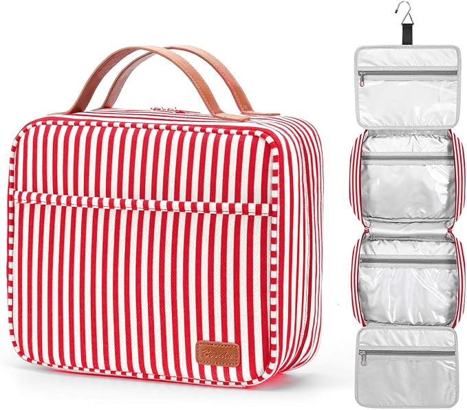 Hanging Travel Toiletry Bag, Large Capacity Cosmetic Travel Toiletry Organizer by Bosidu