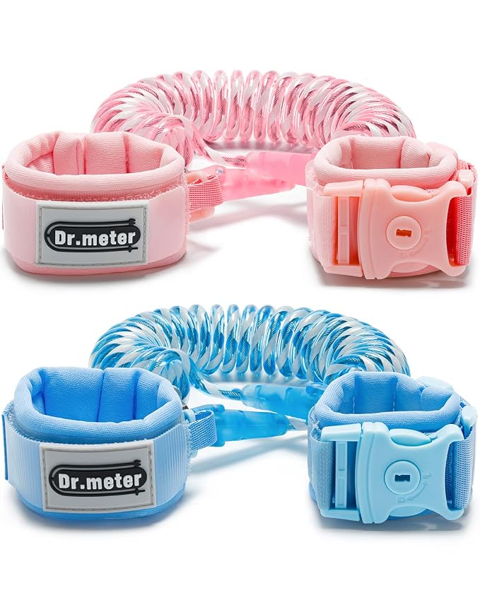 Anti Lost Wrist Link, Dr.meter 2 Pack Toddler Safety Leash by Drmeter