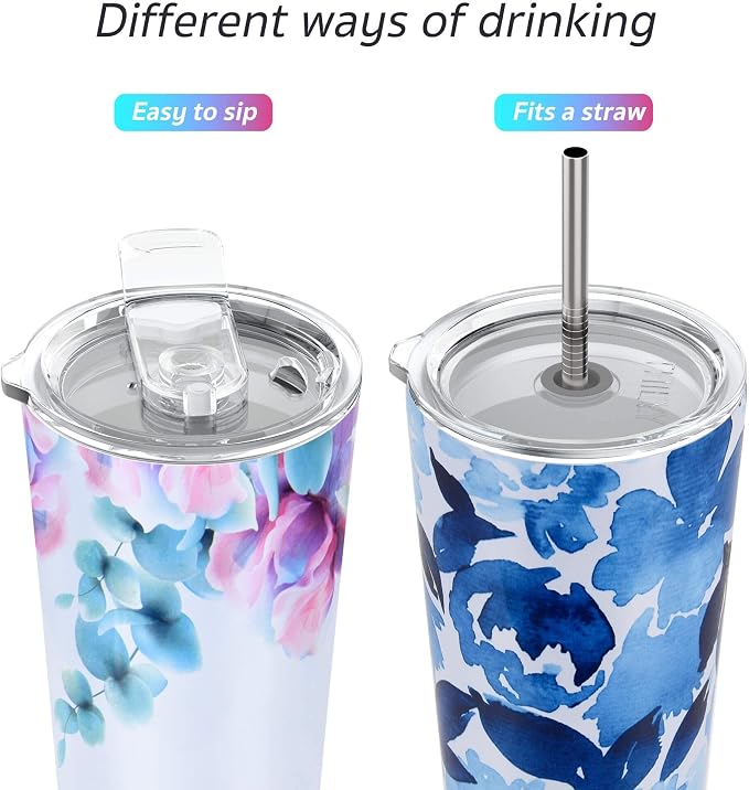 THILY Stainless Steel Vacuum Insulated Tumbler 26 oz Triple-Insulated Travel Mug - Image 2