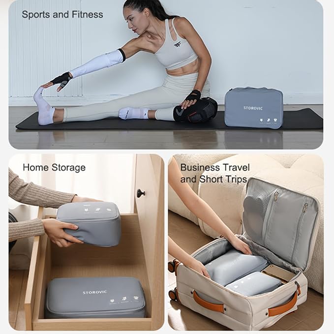 Travel Packing Cubes: Water-Resistant, Odor-Eliminating, Soft & Portable - Image 6
