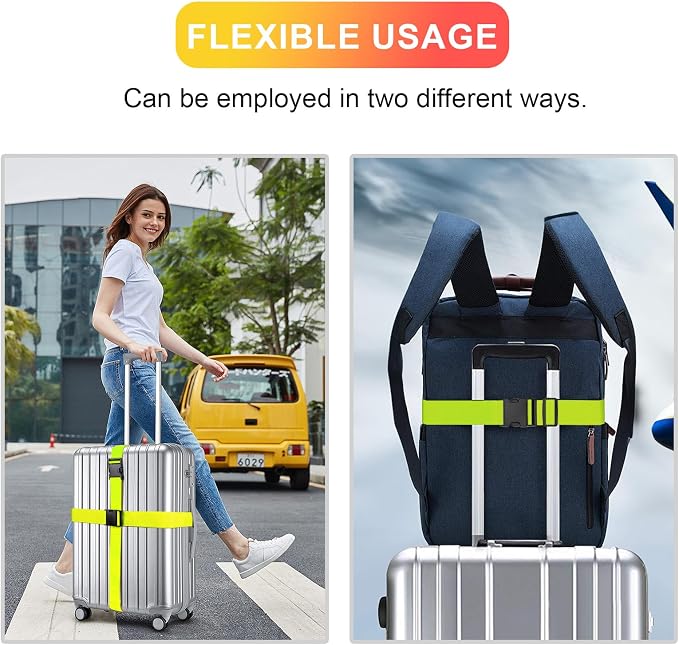 Luggage Straps for Suitcases TSA Approved, Travel Belt Suitcase Belt, Suitcase - Image 7