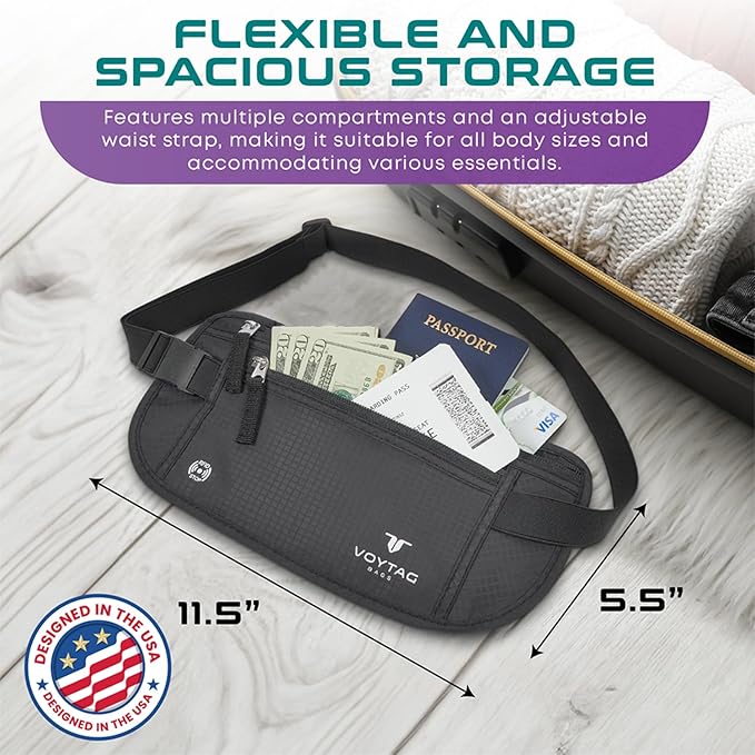 Travel Money Belt & Passport Holder - Image 4