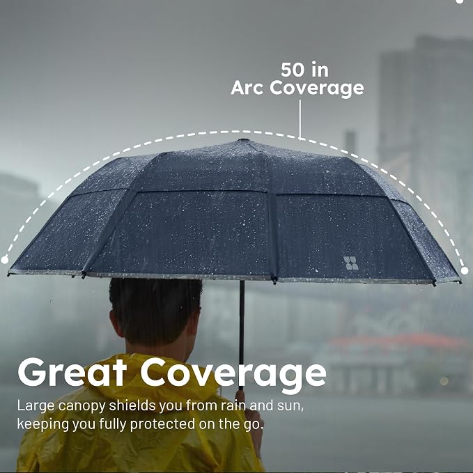 Weatherman Premium Collapsible Small Travel Umbrella Compact - Image 6