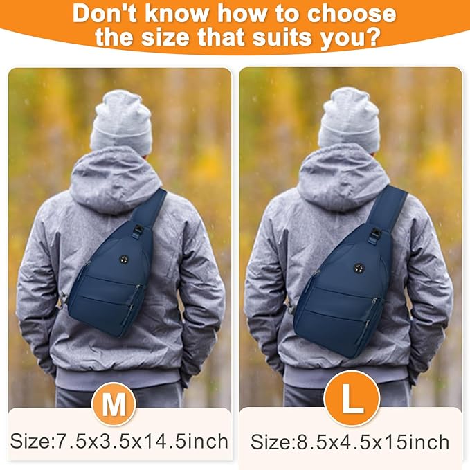 Crossbody Bags for Women Men Trendy Sling Bag Bakpack Casual Chest Bag - Image 6